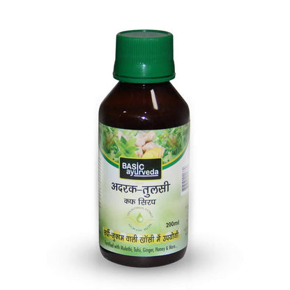 Basic Ayurveda Adrak Tulsi Cough Syrup