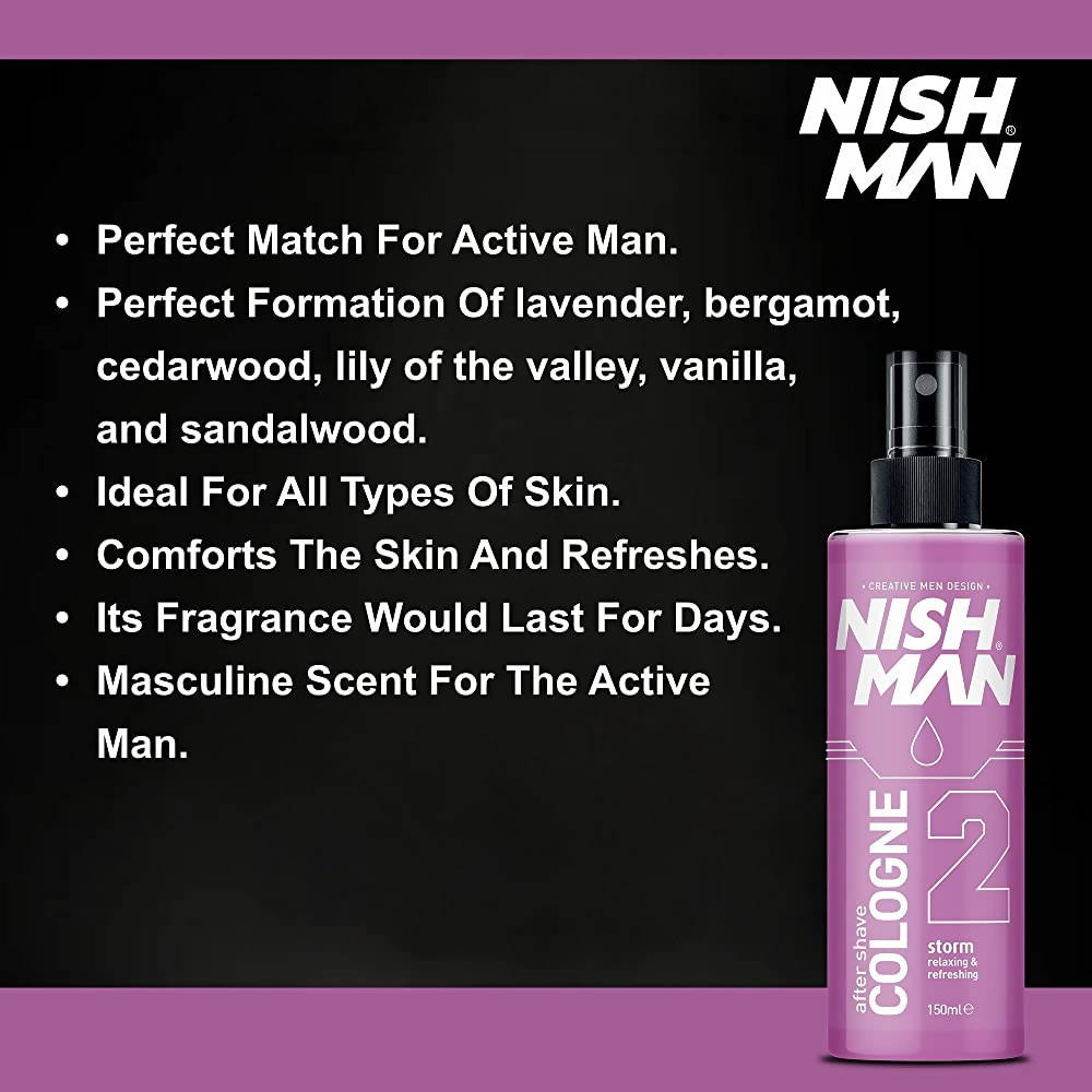 Nishman After Shave Cologne Storm - Liquid Based