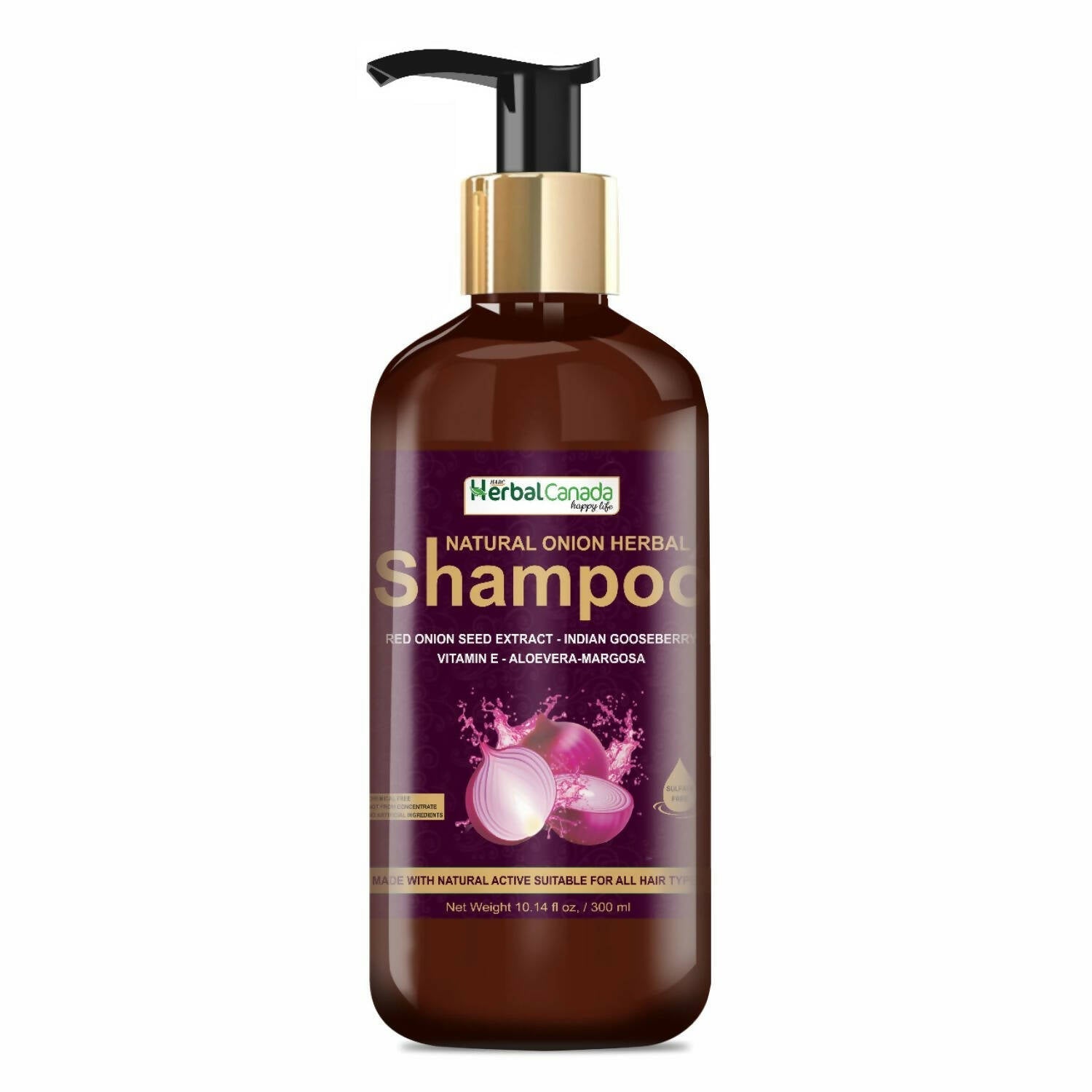 Herbal Canada Onion Hair Shampoo - Distacart