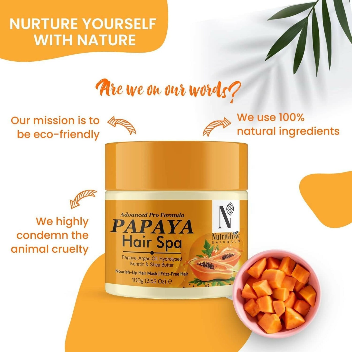 NutriGlow NATURAL'S Advanced Pro Formula Papaya Spa with Argan Oil