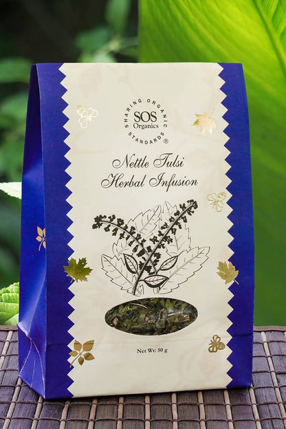 SOS Organics Nettle Tulsi Herbal Infusion - BUDNE