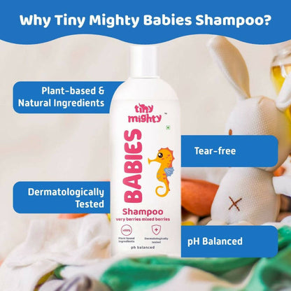 Tiny Mighty Baby Shampoo And Massage Oil Combo