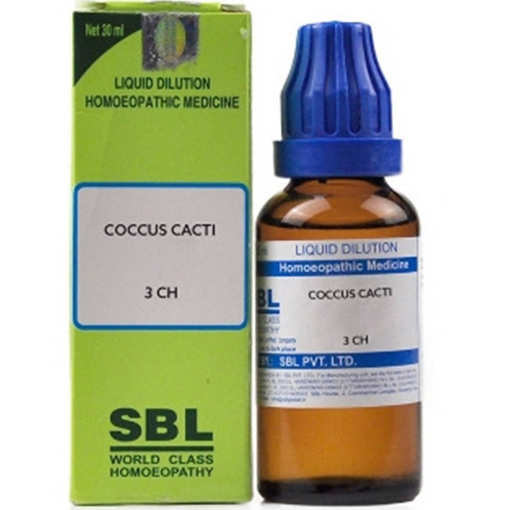 SBL Homeopathy Coccus Cacti Dilution 3 CH