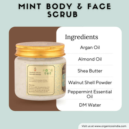 Organicos Mint Face & Body Scrub