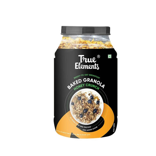 True Elements Baked Granola with Honey Crunch - 900GM