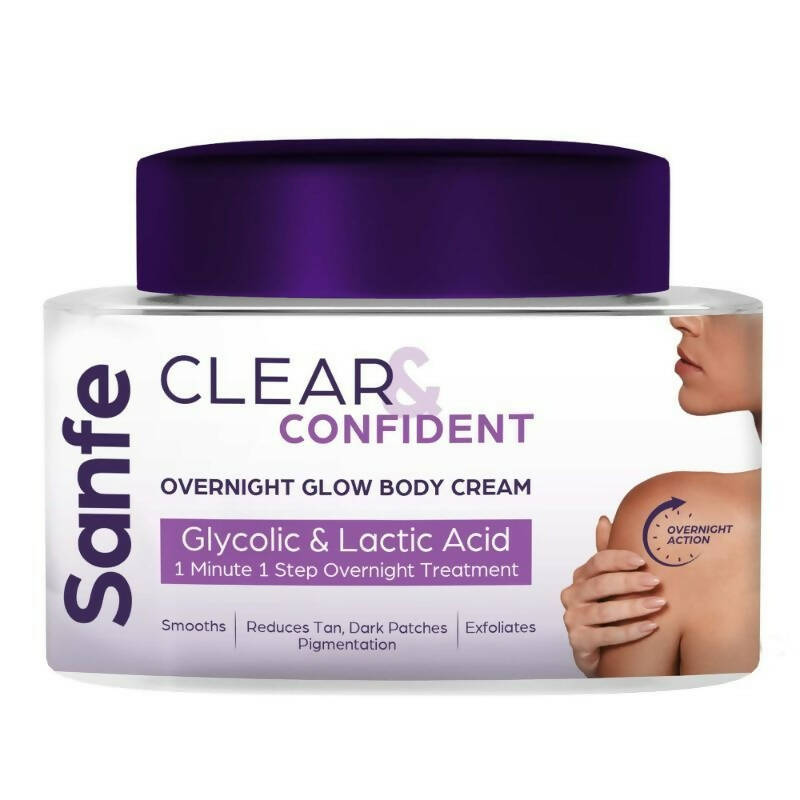 Sanfe Clear & Confident Overnight Glow Body Cream - usa canada australia