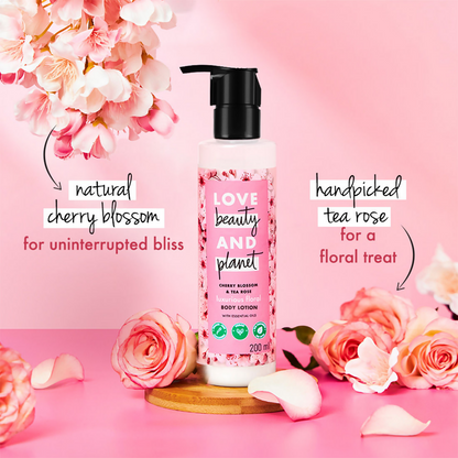 Love Beauty And Planet Cherry Blossom & Tea Rose Body Lotion