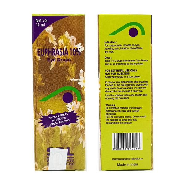 SBL Homeopathy Euphrasia 10% Eye Drops 10ml