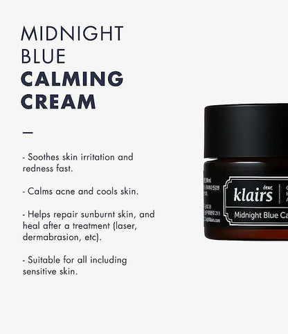 Dear Klairs Midnight Blue Calming Cream