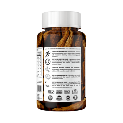 BM Wellness Ashwagandha Organic 800 mg Tablets