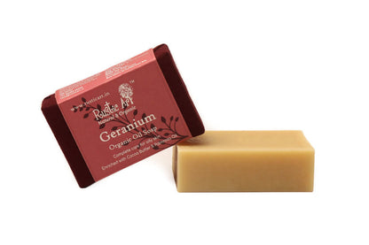 Rustic Art Geranium Organic Oil Soap