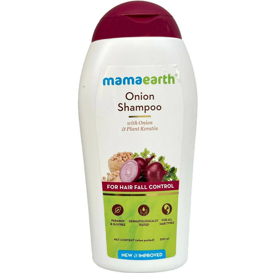 Mamaearth Onion Shampoo with Onion & Plant Keratin For Hair Fall Control - buy in USA, Australia, Canada