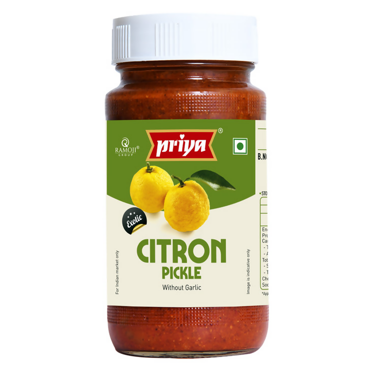 Priya Citron Pickle Without Garlic