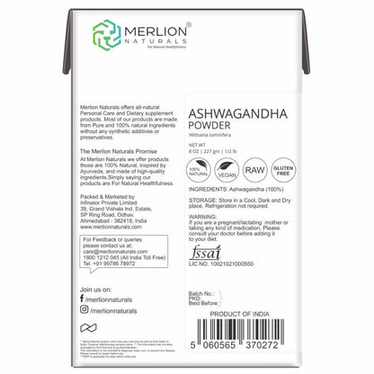 Merlion Naturals Ashwagandha Powder