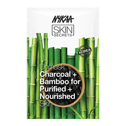 Nykaa Skin Secrets Exotic Indulgence Charcoal + Bamboo Sheet Mask