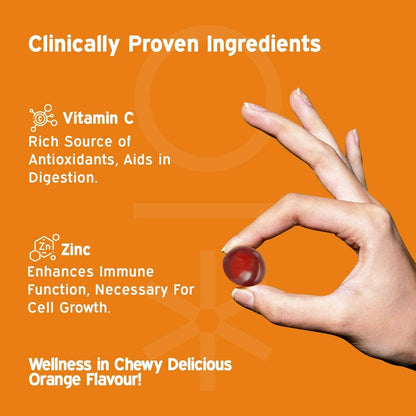 Nutriburst Triple Immunity Gummies With Vitamin C, Zinc & Amla