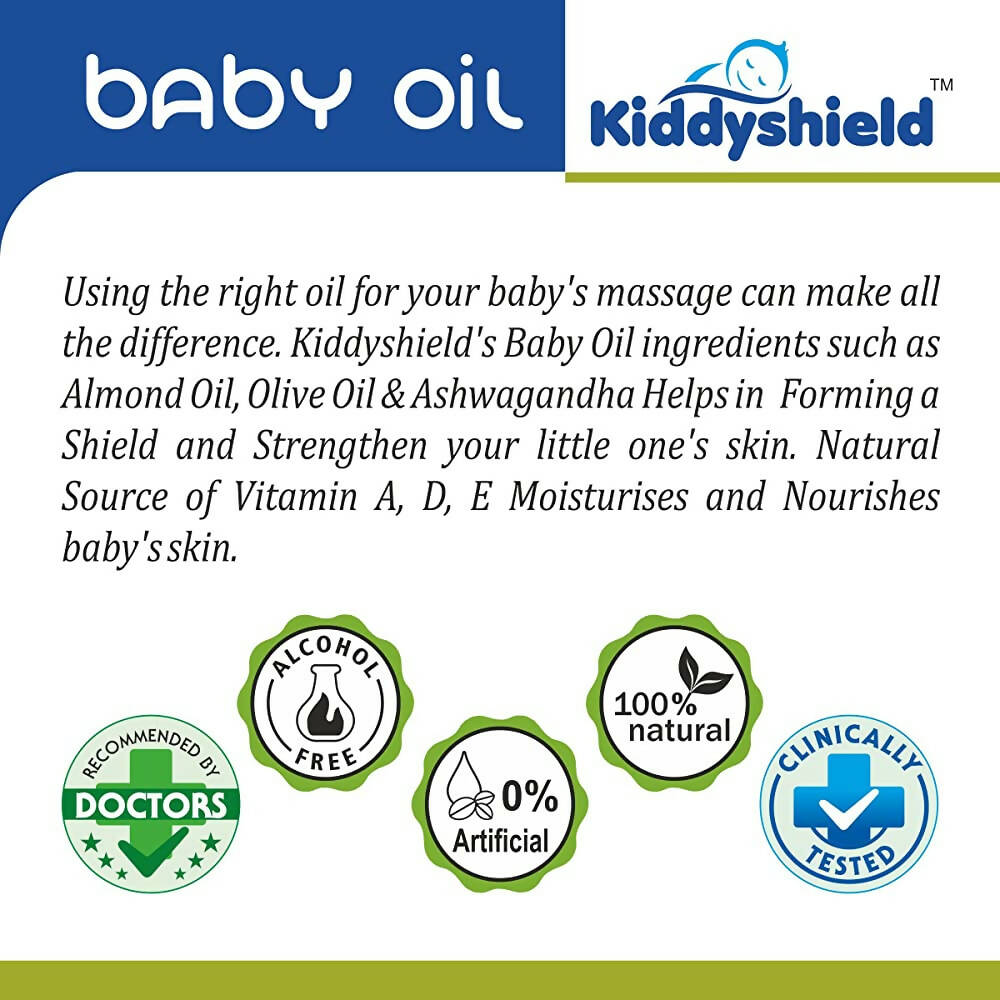 Kiddyshield Baby Massage Oil (Age 0-12 Years)