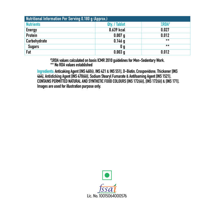 HK Vitals Biotin Tablets