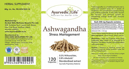 Ayurvedic Life Ashwagandha Capsules