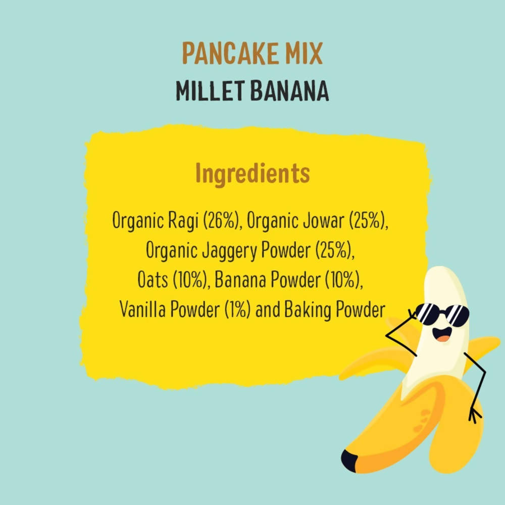 Timios Banana Millet Pancake with Vanilla