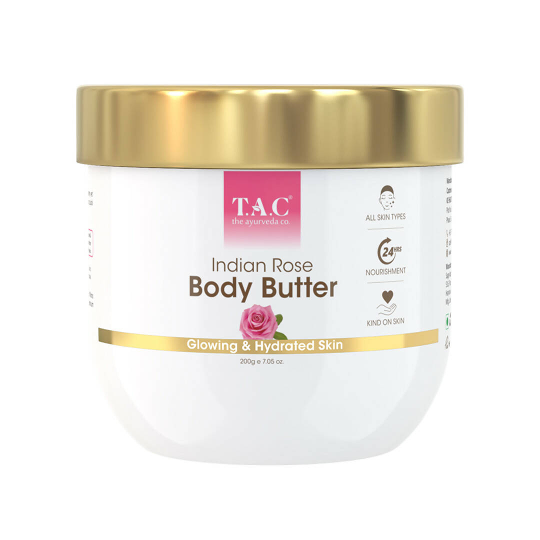 TAC - The Ayurveda Co. Indian Rose Body Butter??With Rose Oil & Shea Butter - BUDNE