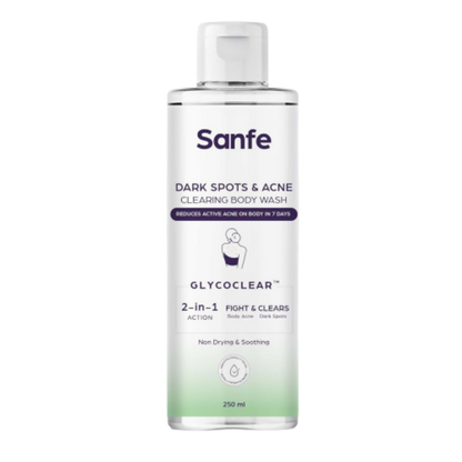 Sanfe Dark Spots & Acne Clearing Body Wash - BUDNE