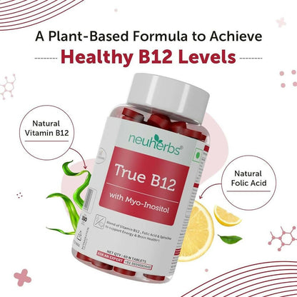 Neuherbs Plant-Based True B12 Tablets