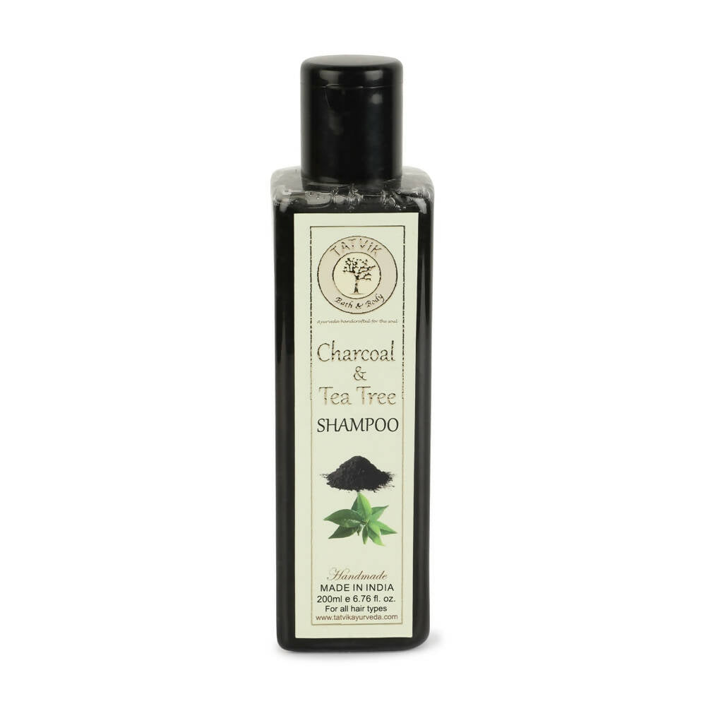 Tatvik Ayurveda Charcoal & Tea Tree Shampoo