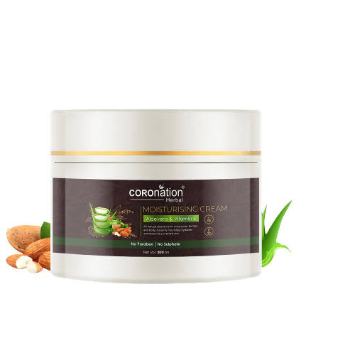 Coronation Herbal Aloevera and Vitamin E Moisturizing Cream - usa canada australia