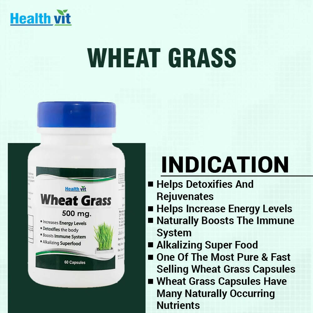 Healthvit Wheat Grass Capsules