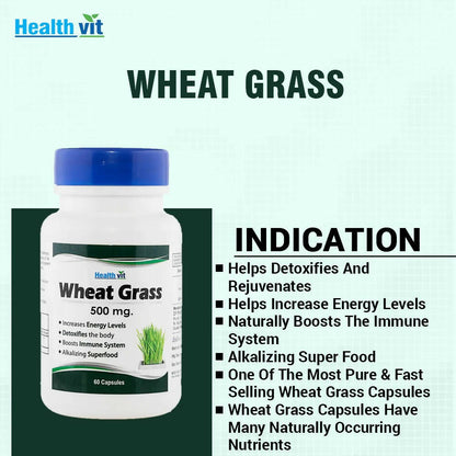 Healthvit Wheat Grass Capsules