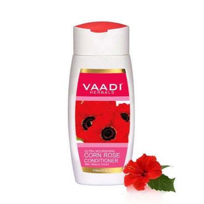 Vaadi Herbals Corn Rose Conditioner With Hibiscus Extract - Distacart