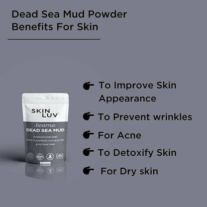 SkinLuv Swarna Dead Sea Mud Powder For Skin