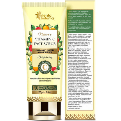 Oriental Botanics Nature???s Vitamin C Brightening Face Scrub