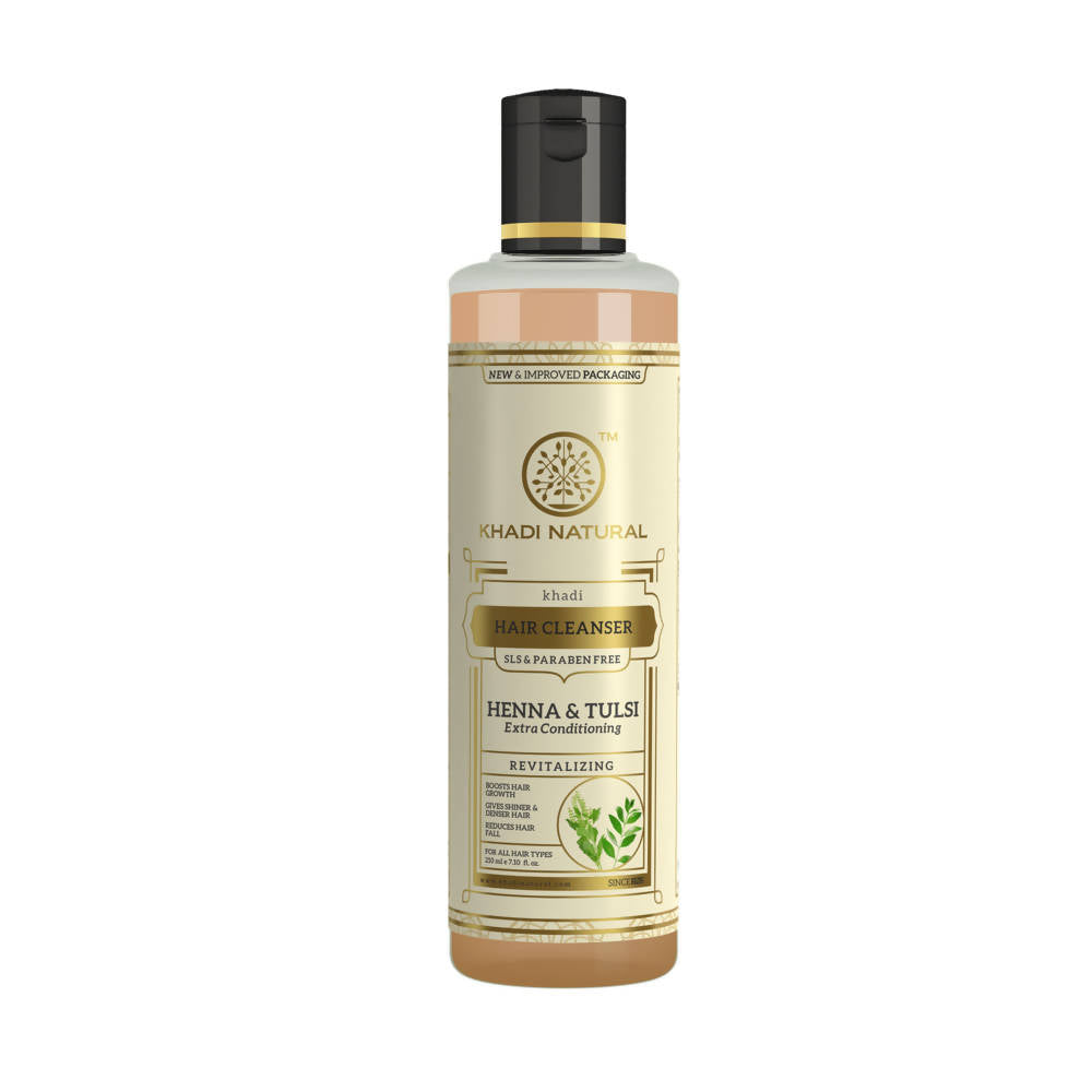 Khadi Natural Henna Tulsi Hair Cleanser