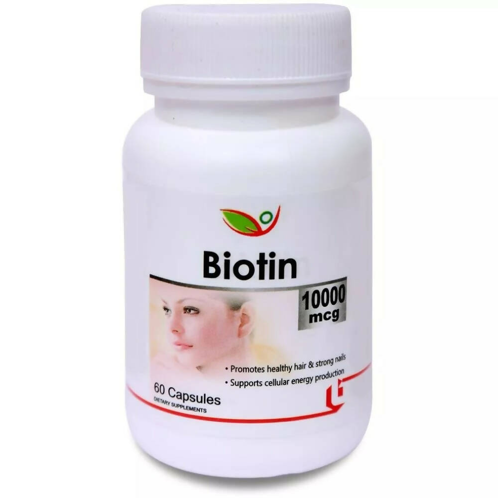 Biotrex Biotin 10000mcg Capsule For Hair, Skin & Nails