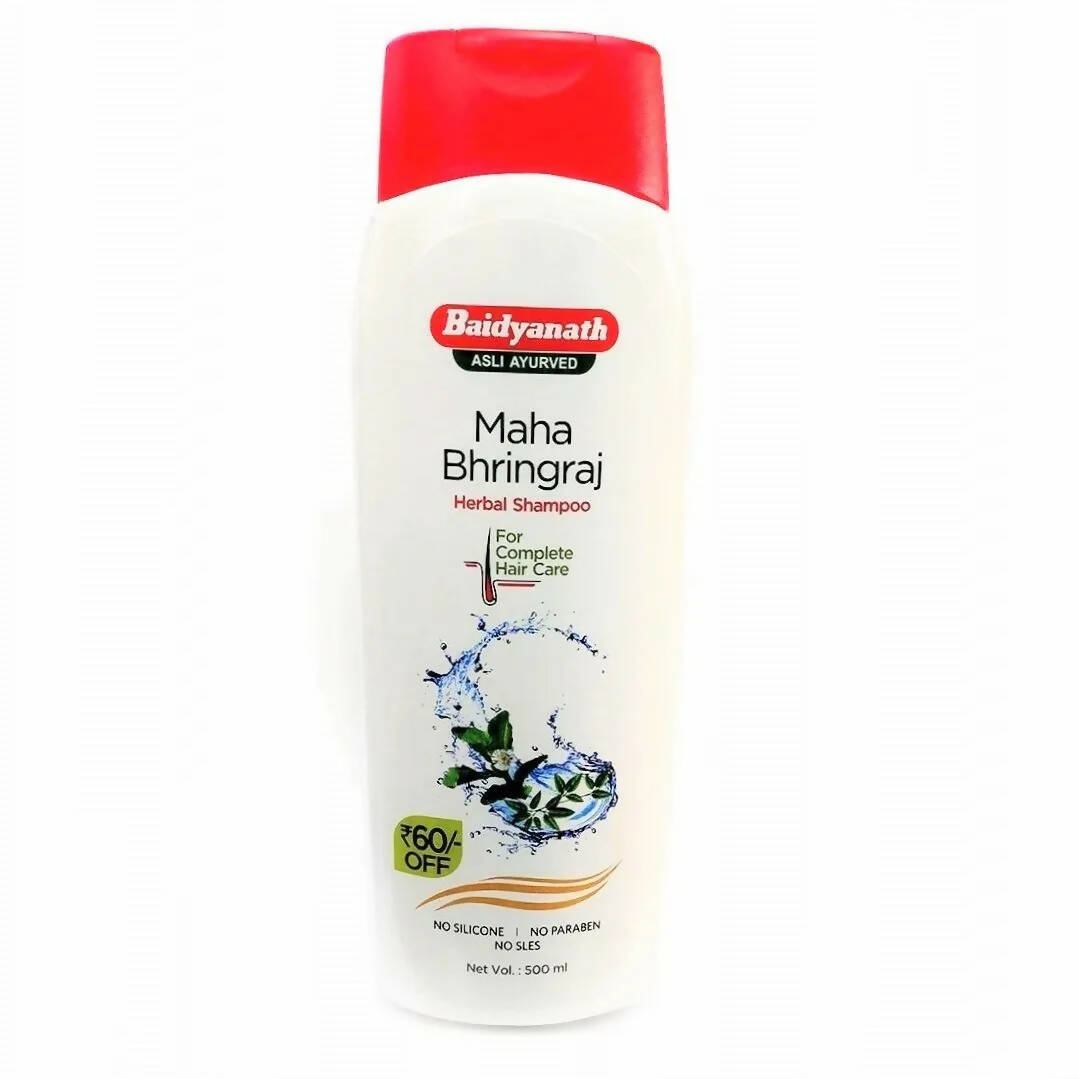 Baidyanath Jhansi Maha Bhringraj Herbal Shampoo - BUDNE