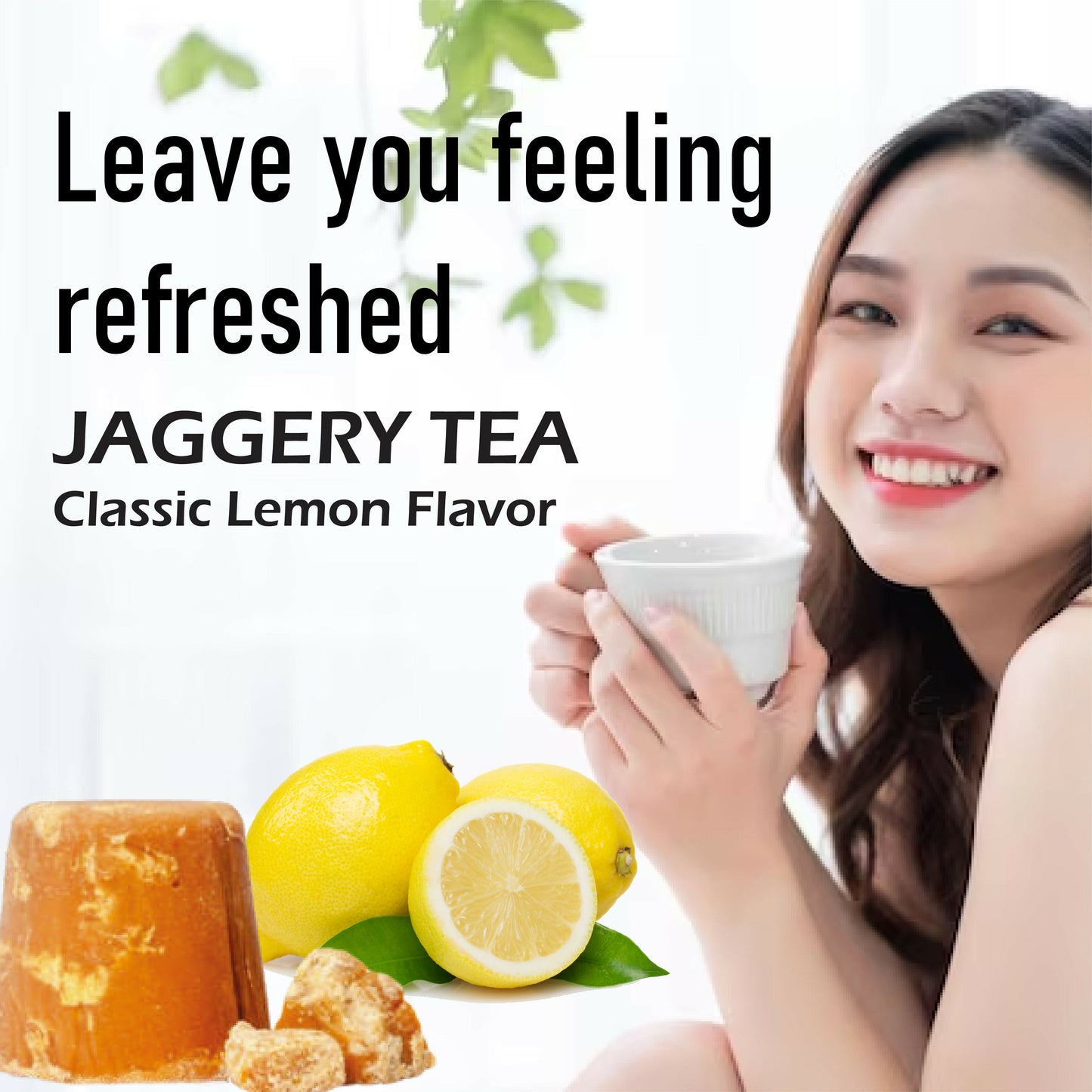 Naivedyam Classic Lemon Flavour Jaggery Tea