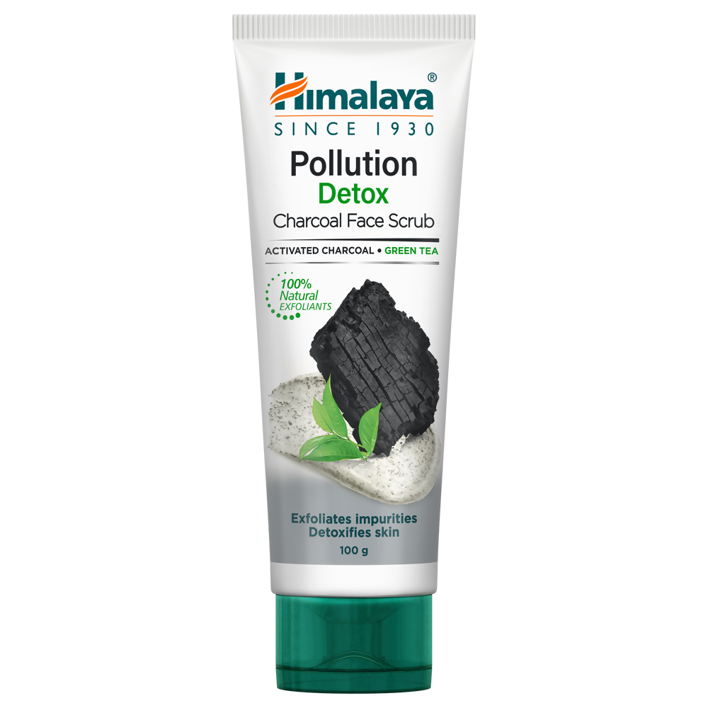 Himalaya Herbals Pollution Detox Charcoal Face Scrub - BUDNEN