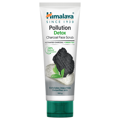 Himalaya Herbals Pollution Detox Charcoal Face Scrub - BUDNEN