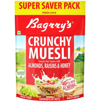 Bagrry's Crunchy Muesli - Almonds, Raisins & Honey - BUDNE