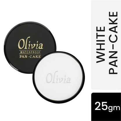 Olivia Waterproof Pan-Cake Foundation - White