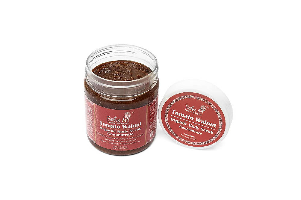 Rustic Art Tomato Walnut Organic Body Scrub Concentrate