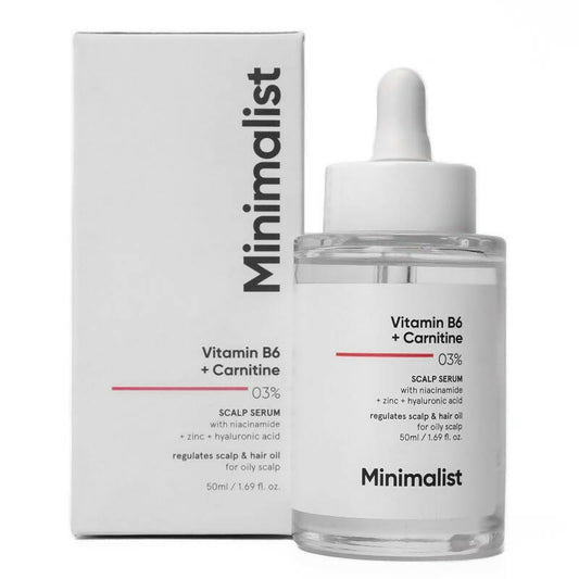 Minimalist Vitamin B6 + Carnitine 03% Scalp Hair Serum - buy-in-usa-australia-canada
