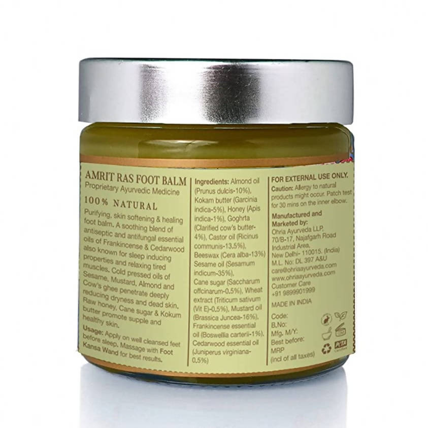 Ohria Ayurveda Amritras Foot Balm