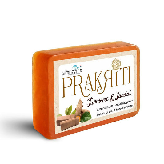 Prakriti Herbal Soap Turmeric and Sandal