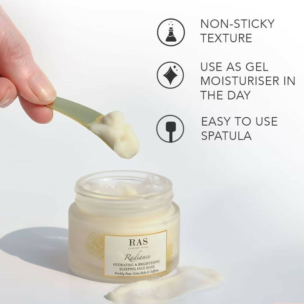 Ras Luxury Oils Radiance Hydrating & Brightening Sleeping Gel Face Mask