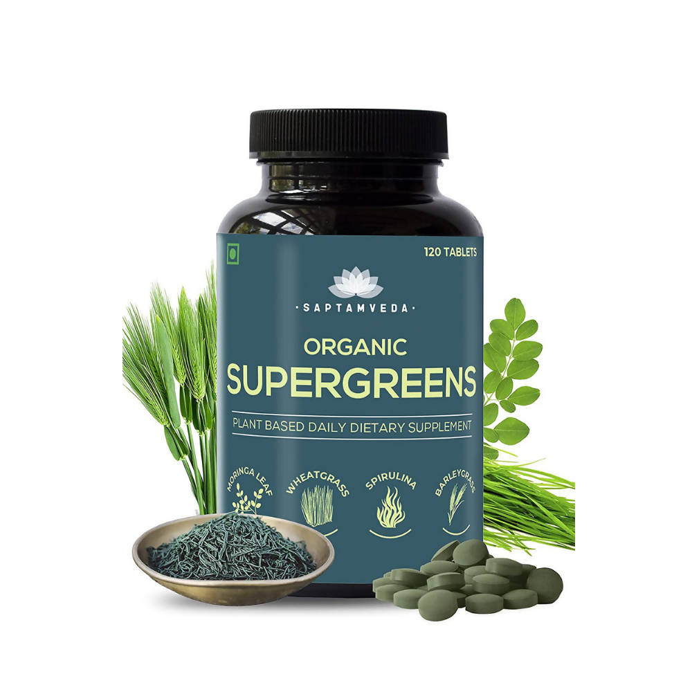 Saptamveda Organic Supergreens Tablets