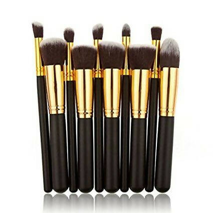 Favon Pack of 10 Professional Makeup Brushes