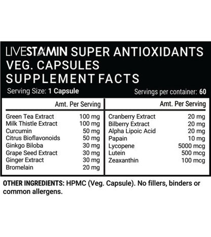 Livestamin Super Antioxidants Capsules